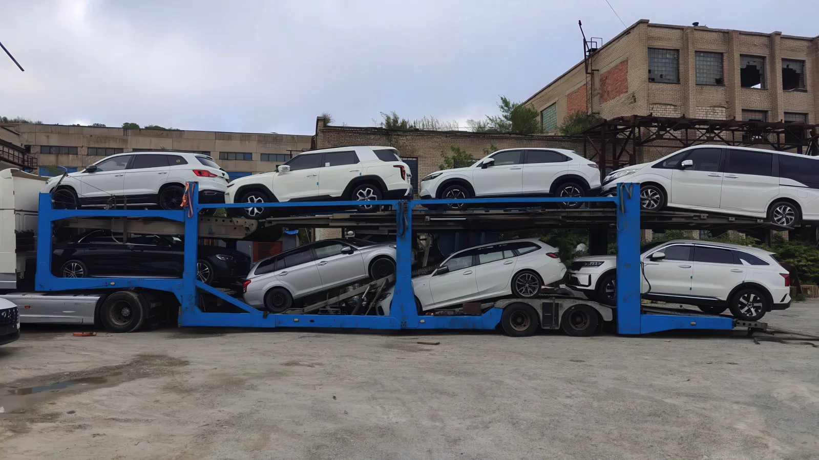 Подержанный автомобиль из Кореи после доставки и проверки